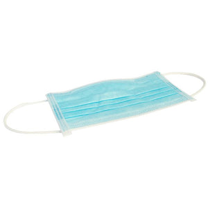Blue Pleated Surgical Mask, Sterile Level 2